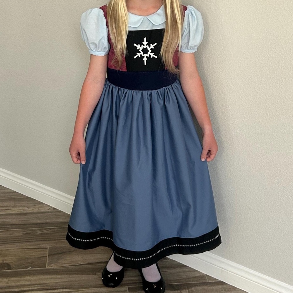 Custom Elsa Dress - Kids Size 10